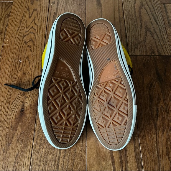 Converse Yellow Suede Chuck Taylor Pro High Tops With Lunarlon Size 11 - Picture 5 of 5